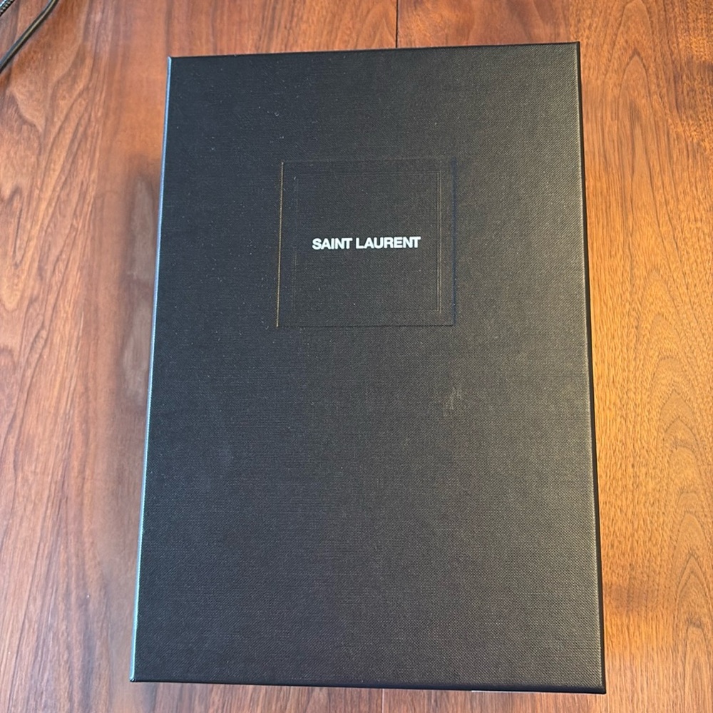Saint Laurent loafer shoe box (empty)